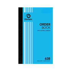 OLYMPIC CARBON ORDER BOOKS 638 Dup 100Leaf 200x125mm